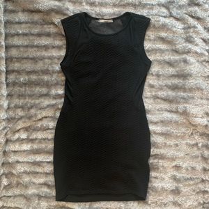 Papaya Black Mini Cocktail Dress